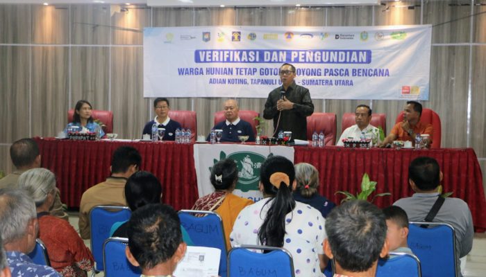 Pastikan Transparansi, Bupati Taput Pimpin Pengundian 70 Unit Huntap ‘Kampung Parsaoran Nauli’