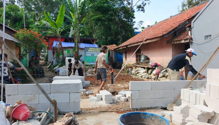 TMMD ke-128 Kodim 0621/Kabupaten Bogor Capai Progres Signifikan di Hari Keenam