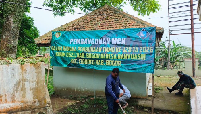 Kodim 0621 Kabupaten dan Masyarakat Cigudeg Kolaborasi Tuntaskan Infrastruktur Strategis melalui TMMD