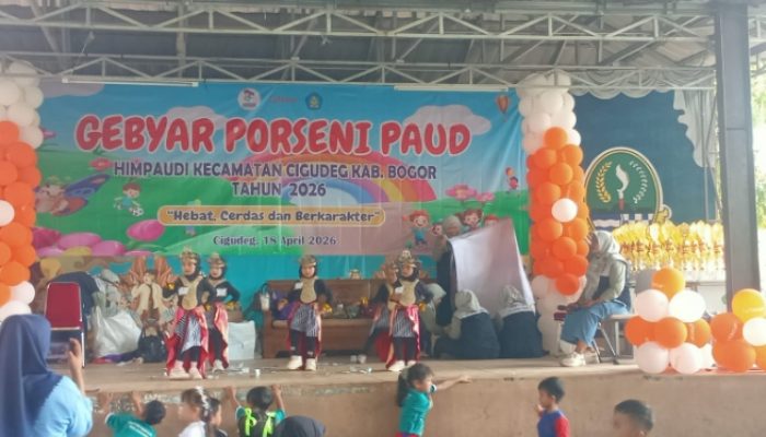 ‎900 Siswa dari 80 Sekolah Meriahkan Gebyar Porseni PAUD Kecamatan Cigudeg 2026