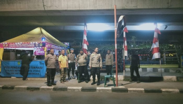Polsek Metro Penjaringan Gelar KRYD Tengah Malam, Antisipasi Tawuran dan Kejahatan Jalanan