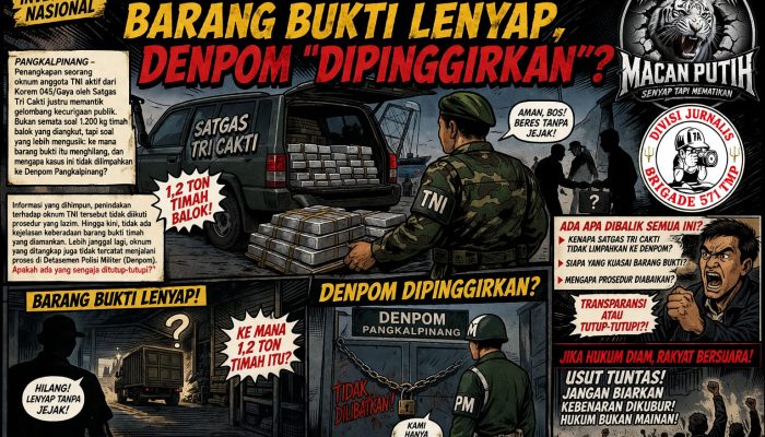 Operasi Tambang Ilegal Sikat Tambang Timah