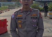 Kasat Lantas Polres Metro Jakarta Utara Turun Langsung Atur Lalin di BKT