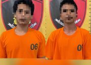 ‎Polres Sergai Ringkus Dua Pembobol Rumah Petani di Sei Bamban