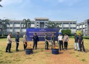 Rutan Cipinang Gelar Ikrar Pemasyarakatan, Razia, Test Urine dan Edukasi Narkoba Bersama APH