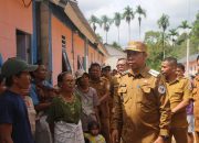 ‎Bupati Taput Tinjau Progres Huntap di Adian Koting, Tekankan Budaya Gotong Royong