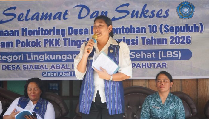 ‎Monitoring Desa Percontohan, Ny. Lisa Deni Sambangi Desa Hutatoruan I dan Siabal-abal I