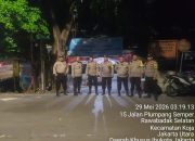 Polisi Siaga di Pos Pantau Pasar Ular Plumpang, Antisipasi Tawuran dan Kejahatan Jalanan