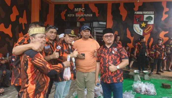 MPC Pemuda Pancasila Balikpapan Sembelih Tiga Ekor Sapi Kurban