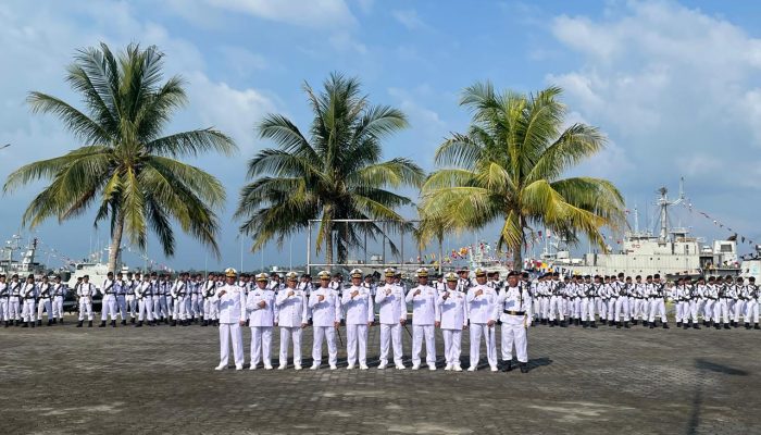 Peringati Hari Lahir Pancasila 2026, Lanal Simeulue Teguhkan Jiwa Nasionalisme Prajurit