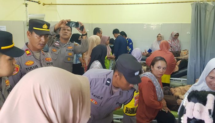 ‎Polres Kepahiang Bersama Instansi Terkait Tangani Cepat Keluhan Kesehatan Siswa Penerima Program MBG