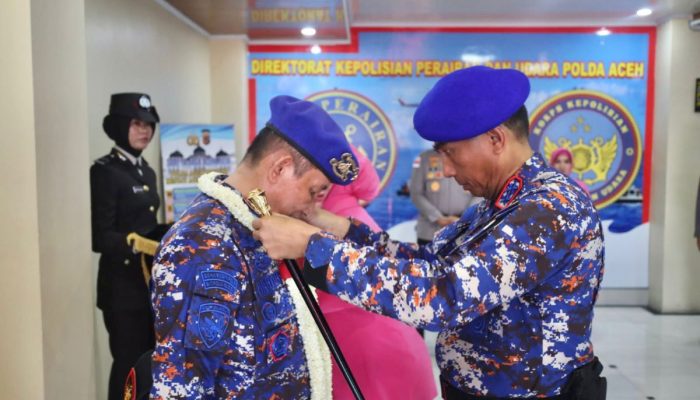 Brigjen Pol (Purn) Wahyu Prihatmaka Serahkan Jabatan Dirpolairud kepada Kapolda Aceh