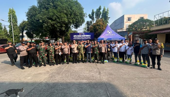 Polsek Koja Gelar Apel Sabuk Kamtibmas, Perkuat Sinergi Masyarakat Dukung Program Jaga Jakarta