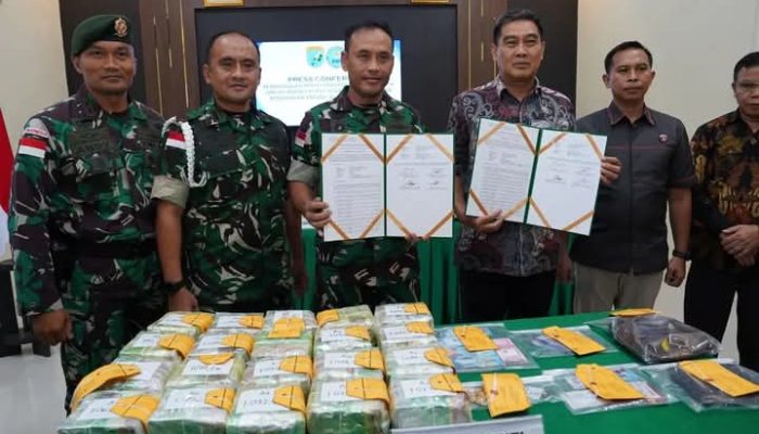 Gagalkan Peredaran Narkoba, Kodam XII/Tpr Amankan 21,4 Kg Sabu dan WNA