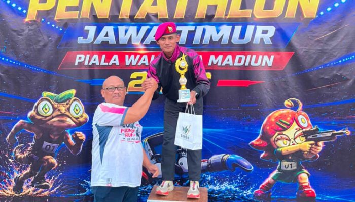 Performa Gemilang Atlet Yonif 3 Marinir Warnai Kejuaraan Pentathlon Piala Walikota Madiun 2026