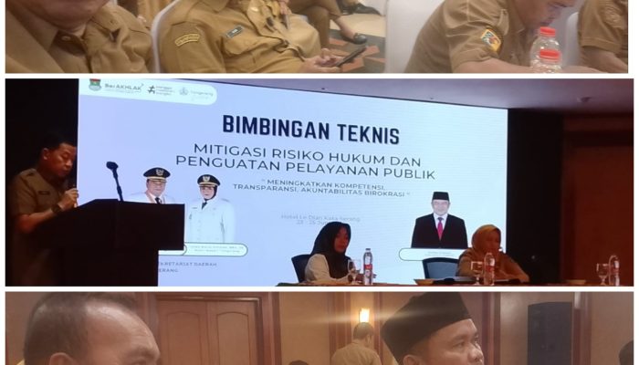 Pemkab Tangerang Gelar Bimtek Mitigasi Risiko Hukum Pelayanan Publik