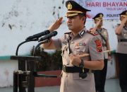 Jelang Hari Bhayangkara ke-80, Polres Tapanuli Tengah Gelar Upacara Ziarah di TMP Simare-mare