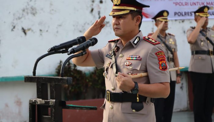 Jelang Hari Bhayangkara ke-80, Polres Tapanuli Tengah Gelar Upacara Ziarah di TMP Simare-mare
