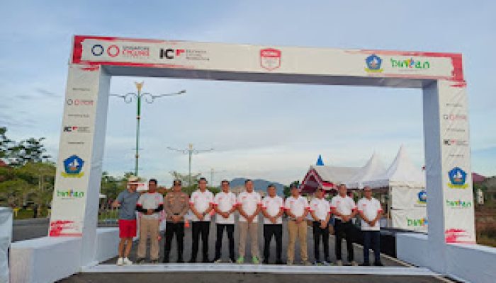 Danlanal Bintan Hadiri Pelepasan Atlet OCBC Singapore National Road Championship 2026