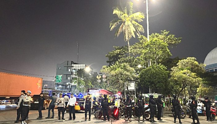 Patroli Jaga Jakarta Polres Metro Jakarta Utara Sisir Sejumlah Titik Rawan, Situasi Tetap Kondusif Hingga Pagi