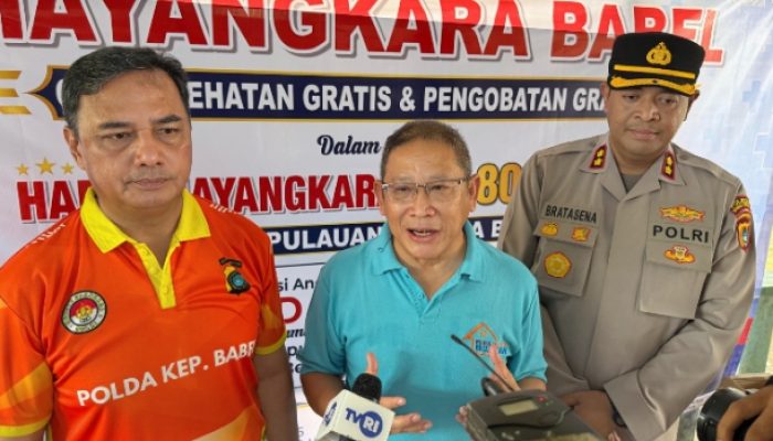 Peringati Hari Bhayangkara ke-80, Bahar Buasan dan Polda Babel Hadirkan Bhakti Kesehatan Gratis untuk Masyarakat