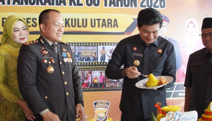 Polres Bengkulu Utara Khidmat Gelar Upacara dan Syukuran Hari Bhayangkara ke-80