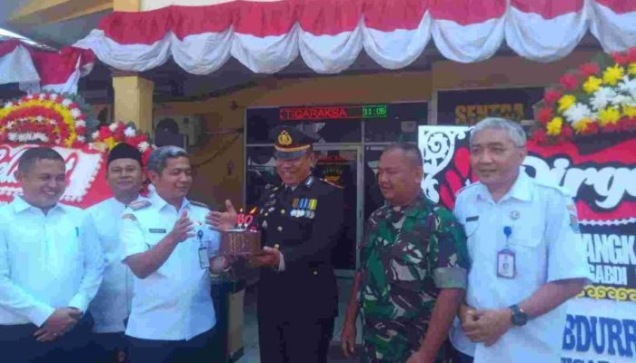 Camat Jambe dan Tigaraksa Sambangi Polsek Tigaraksa, Perkuat Sinergi di HUT Bhayangkara ke-80