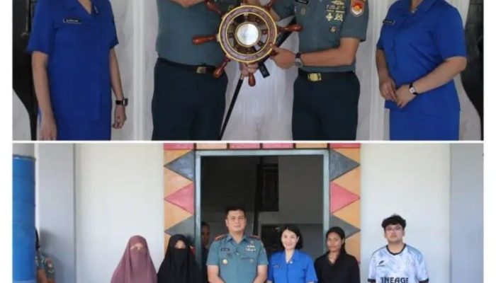 Jelang Sertijab, Lanal Nias Gelar Tour Fasilitas, Exit Briefing hingga Santunan Anak Yatim