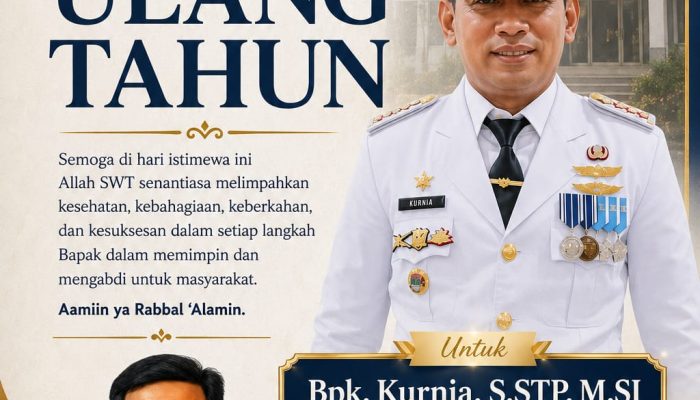 ‎Genap Berusia 39 Tahun, Camat Teluknaga Kurnia Banjir Ucapan Selamat dan Doa dari Jajaran Staf Pemkab Tangerang