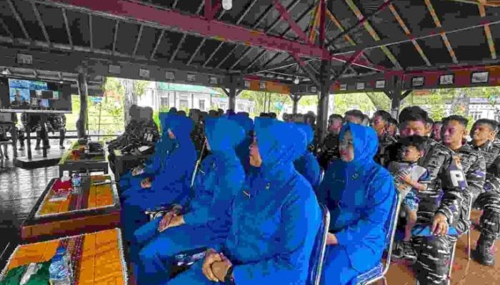 Danlanal Simeulue Disambut Forkopimda dan Seluruh Prajurit Kuatkan Keamanan Maritim Pantai Barat Indonesia