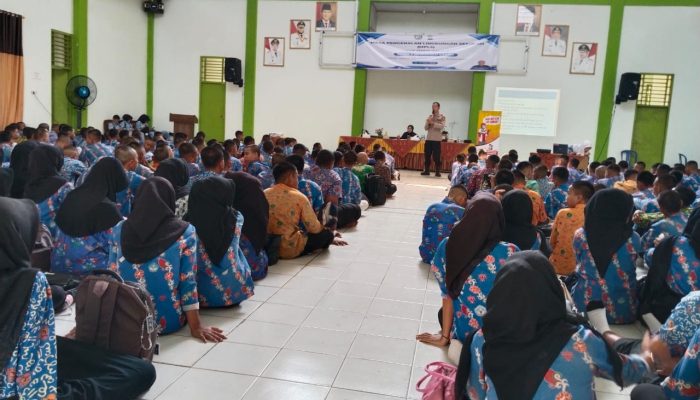 Bekali Siswa Baru, Polres Bengkulu Utara Turun Langsung Berikan Edukasi Bahaya Kenakalan Remaja