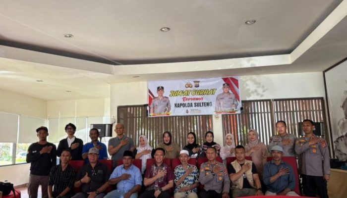 Jumat Curhat Polda Sulteng, Wujudkan Ruang Dialog Terbuka untuk Mendengar Aspirasi Masyarakat