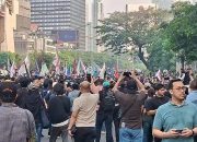 Aksi di Kantor BPN Jakpus Tuntaskan Tanah Kwini
