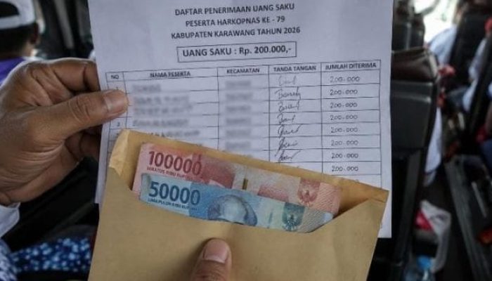Heboh! Peserta Harkopnas Karawang Mengaku Teken Rp. 200 Ribu, Amplop yang Diterima Rp. 175 Ribu