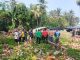 ‎Sinergi Forkopimcam Leuwidamar dan Warga Gotong Royong Siapkan Lapangan Hari Pramuka dan HUT ke-81 RI