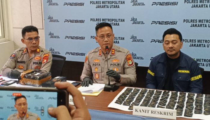 Polsek Metro Penjaringan Bongkar Jaringan Narkotika, 111 Cartridge Etomidate dan Sabu Disita