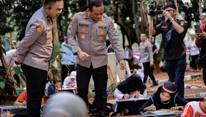 Semarak HUT ke-81 Kemerdekaan RI, Polda Metro Jaya Gelar Festival UMKM dan Lomba Melukis