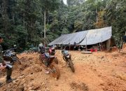 Belasan Peralatan Diduga Bekas Tambang Emas Ilegal Ditemukan di Hutan Tabalong