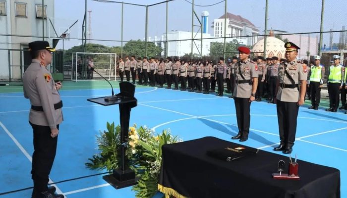 Kapolres Metro Depok Pimpin Sertijab Wakapolres, Tekankan Pelayanan Presisi