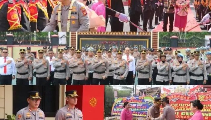 Kepemimpinan Berganti, AKBP Adik Listiyono Tinggalkan Prestasi, AKBP Lalu Hedwin Siap Tancap Gas