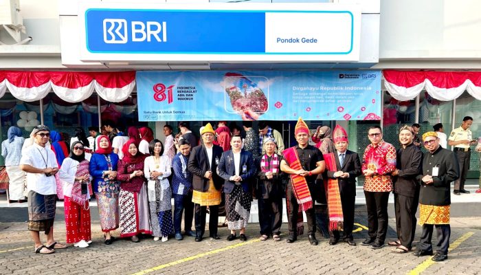 Semarak HUT RI ke-81, BRI Kantor Cabang Pondok Gede Gelar Upacara dan Beragam Perlombaan