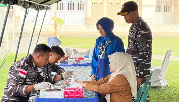 Lanudal Sabang Gelar Bakti Sosial Pemeriksaan Kesehatan Gratis, Wujud Nyata Pengabdian kepada Masyarakat di HUT Ke-81 RI