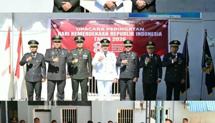 Momentum HUT ke-81 RI, Wakil Bupati Tapteng Serahkan Remisi 107 Warga Binaan Pemasyarakatan Lapas Kelas III Barus