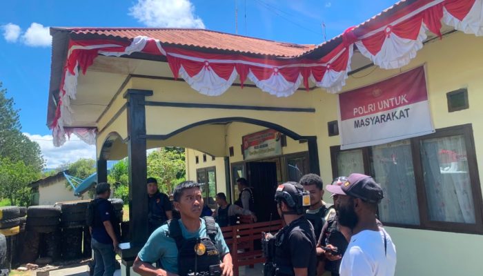 Satgas Kepolisian Operasi Damai Cartenz Respons Gangguan Tembakan di Polsek Asologaima, Situasi Kembali Aman