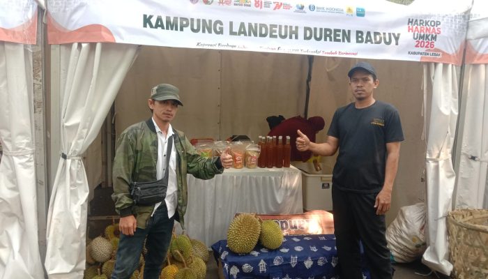 ‎Dukung Ekonomi Warga, KP Landeuh Bojong Menteng Pamerkan Durian dan Eduwisata di Alun-Alun Rangkasbitung