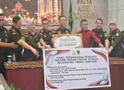 Semester I 2026 Kejati Lampung Kembalikan Rp. 1,145 Triliun ke Kas Negara