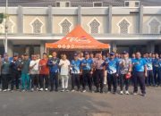 Kerja Bakti dan Olahraga Bersama Semarak HUT RI ke-81 di Masjid Al Musyawarah Kelapa Gading