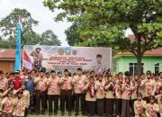 Cetak Generasi Muda Berjiwa Bahari, Danlanal Dumai Kukuhkan Anggota Saka Bahari