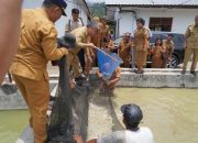 Pemkab Taput Perkuat Ketahanan Pangan Lewat Sektor Budidaya Ikan Tawar