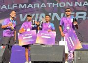 PRAJURIT DENIPAM 1 MARINIR RAIH JUARA III HALF MARATHON AMARTHA RUN